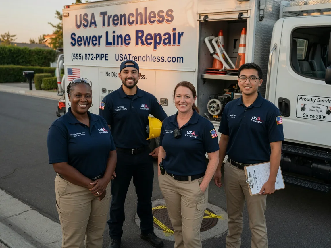 Sewer Line Repair company in Hull, TX